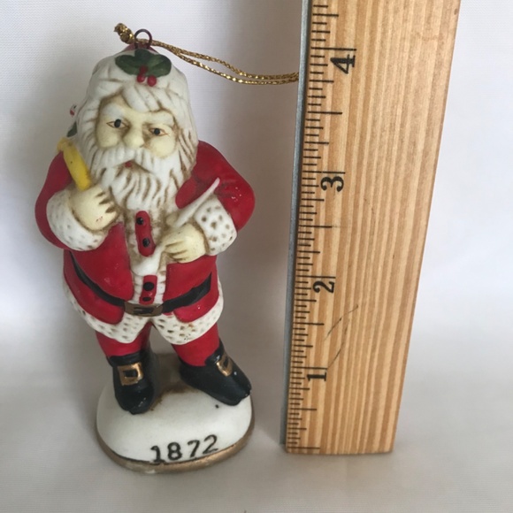 Vintage 1872 Santa Christmas Tree Ornament Figurine - Picture 12 of 12